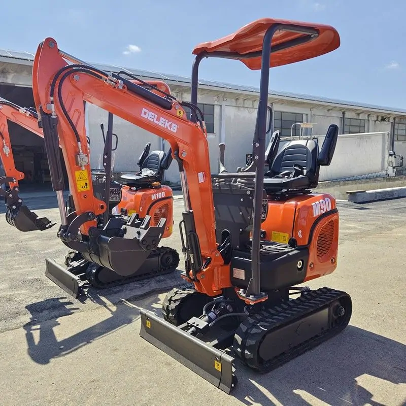Mini Pelle DELEKS M90 – 700 kg | Moteur KOOP KD192 | Accès Étroit