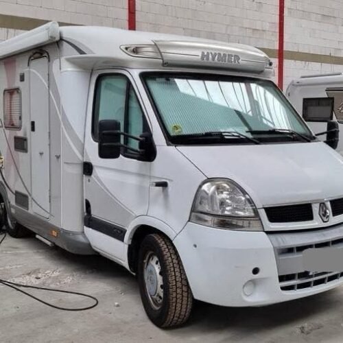HYMER / ERIBA / HYMERCAR HYMER 514 GT, auvent Thule, réglage du niveau.